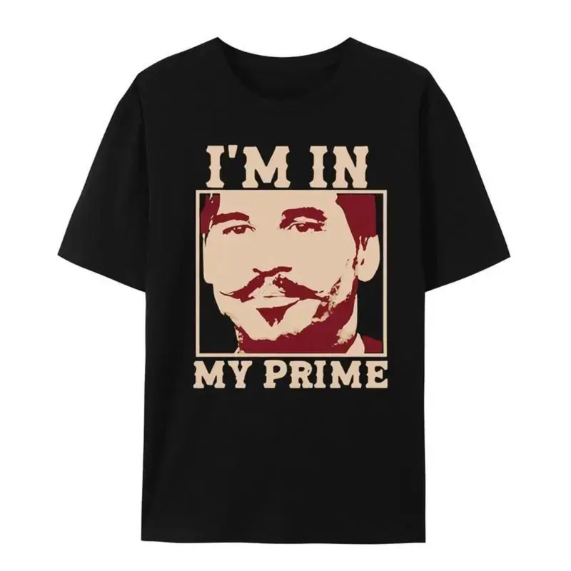Street Fashion Essentials - [180g プレミアムヴィンテージプリントTシャツ] ドック・ホリデー -I'M In My
