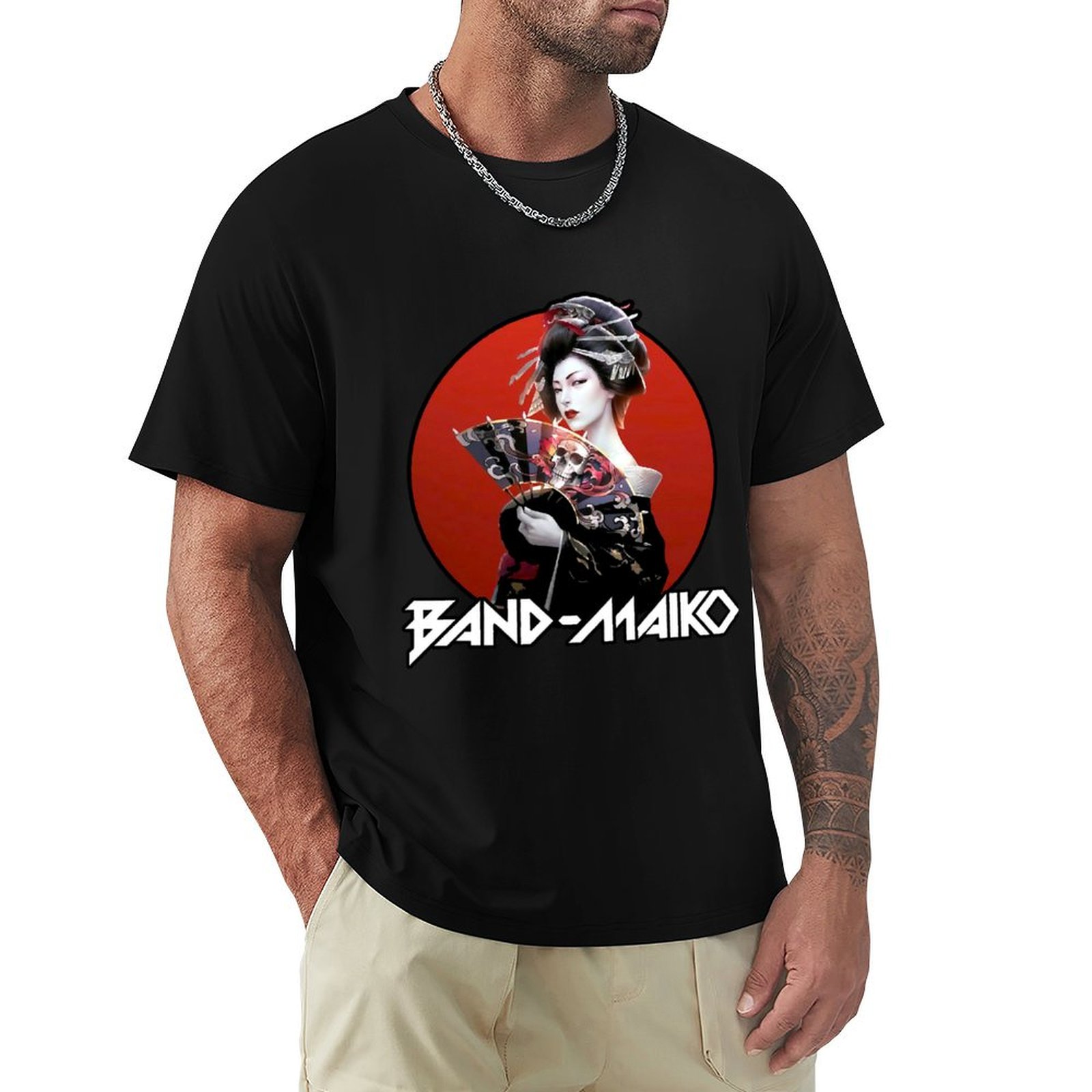 Street Fashion Essentials - エッセンシャル・バンド・メイド・ジャパン・メタルバンドTシャツ ストリートファッション カジュアルTシャツ