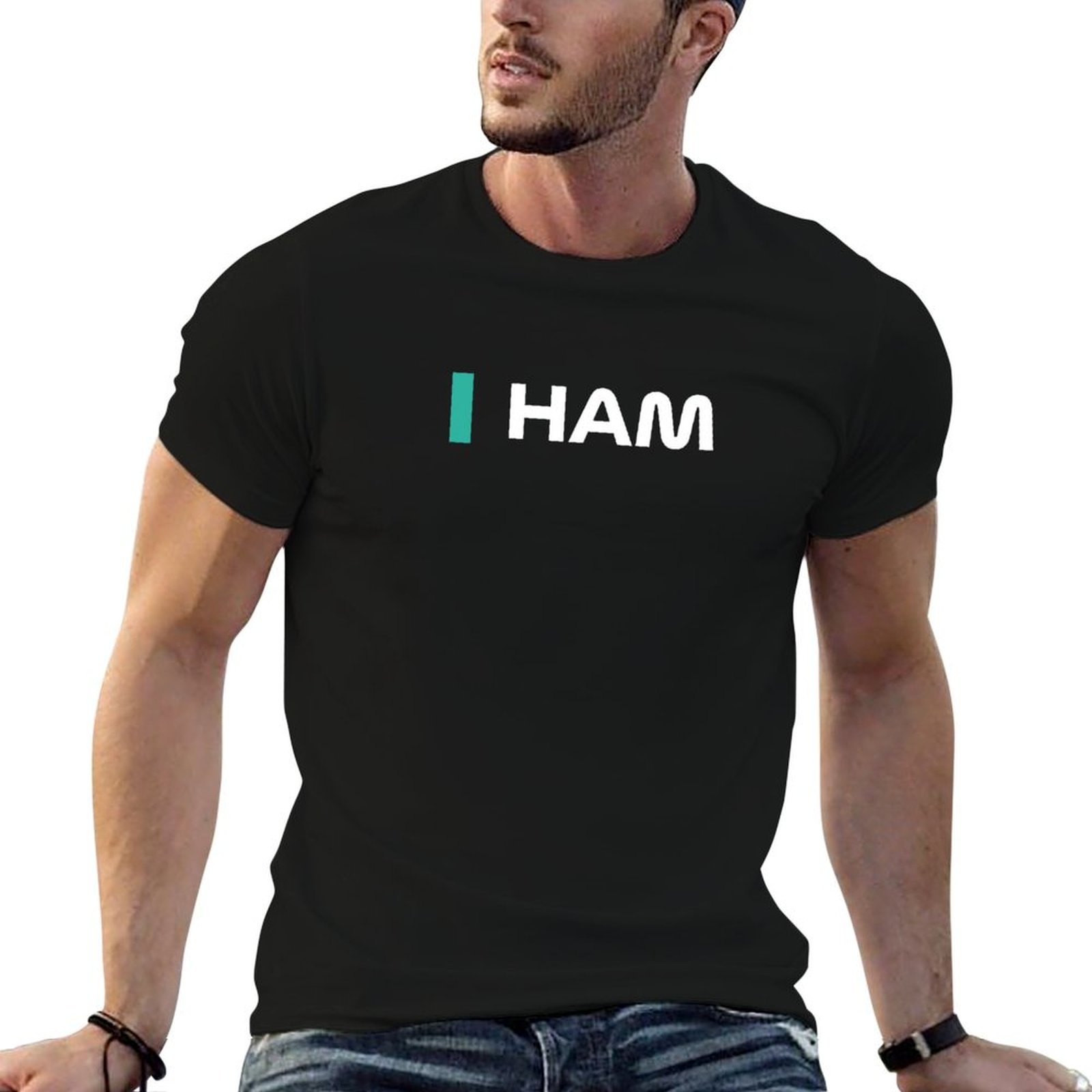 ハム2022シーズン - 新バージョン！ (黒地) Tシャツ - Street Fashion Bg のレビューと価格