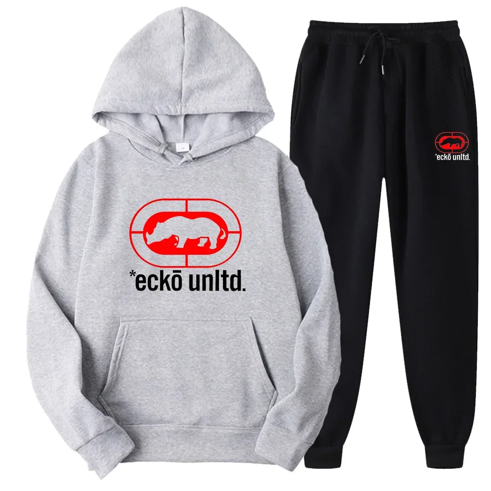 エコウ・アンリミテッド ライノロゴ スウェットスーツ パーカ - Street Fashion Us のレビューと価格